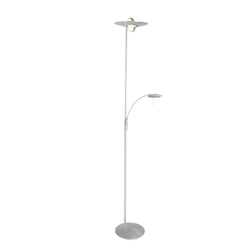 Zenith Vloerlamp LED 2-Lichts Staal