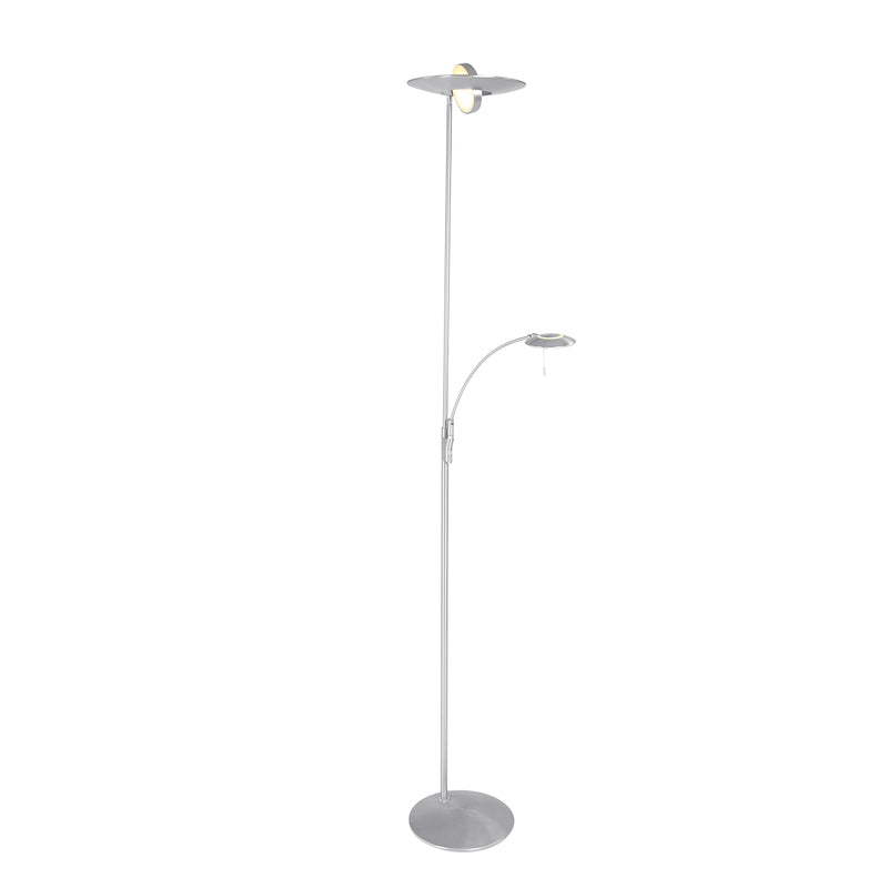 Zenith Vloerlamp LED 2-Lichts Staal