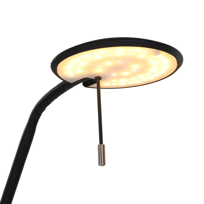 Zodiac Vloerlamp Flex 2-Lichts LED Zwart