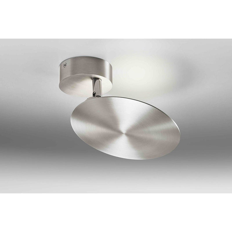 Lupia Plate Plafondlamp - Matt Aluminium
